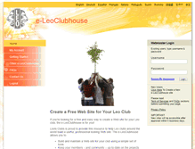 Tablet Screenshot of e-leoclubhouse.org